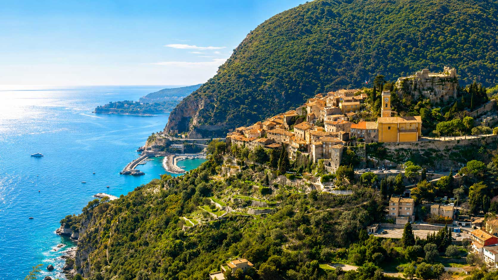 Panoramic view from Èze - Èze