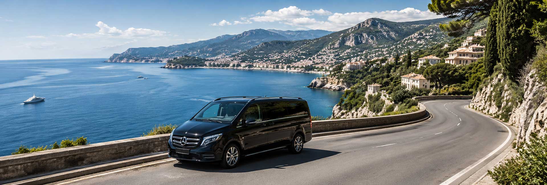 Scenic road from Nice to Monaco - Nice to Monaco