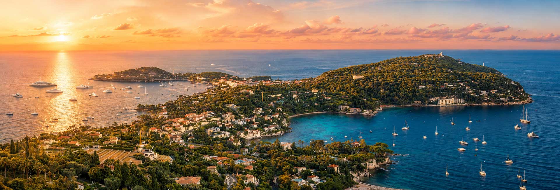 Coastal route to Monaco - Saint-Jean-Cap-Ferrat to Monaco
