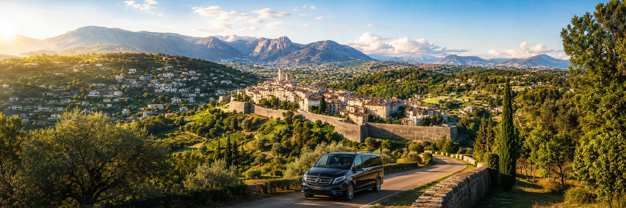 Road to Saint-Paul-de-Vence - Saint-Paul-de-Vence
